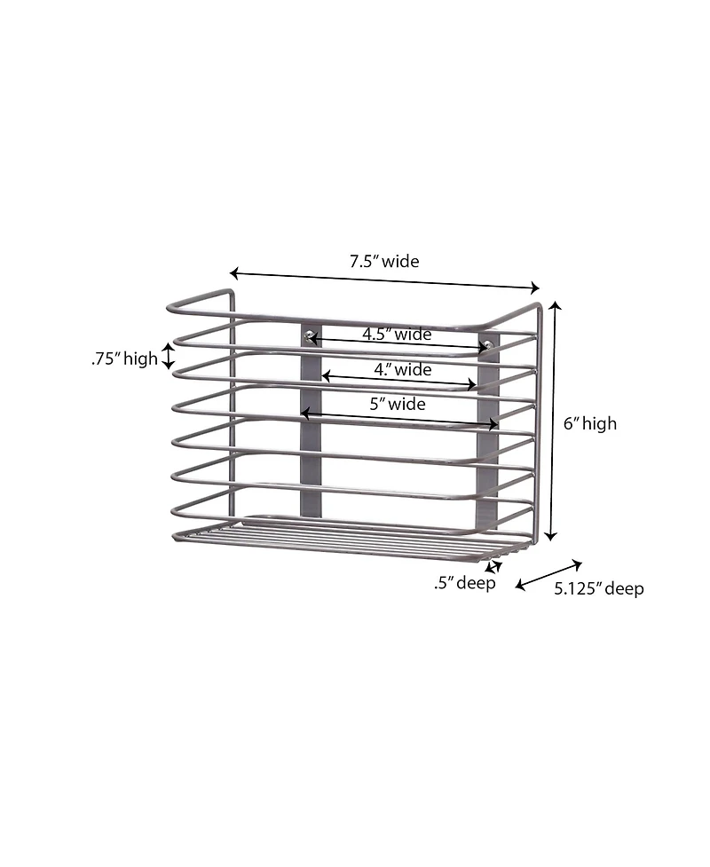 Household Essentials 2 Tier Door Mount Cabinet Organizer