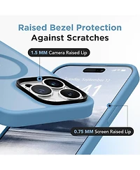 Gonez Magnetic for iPhone 15 Pro Max Case,Compatible with MagSafe Slim Translucent Matte Back Shockproof Phone Protective Case