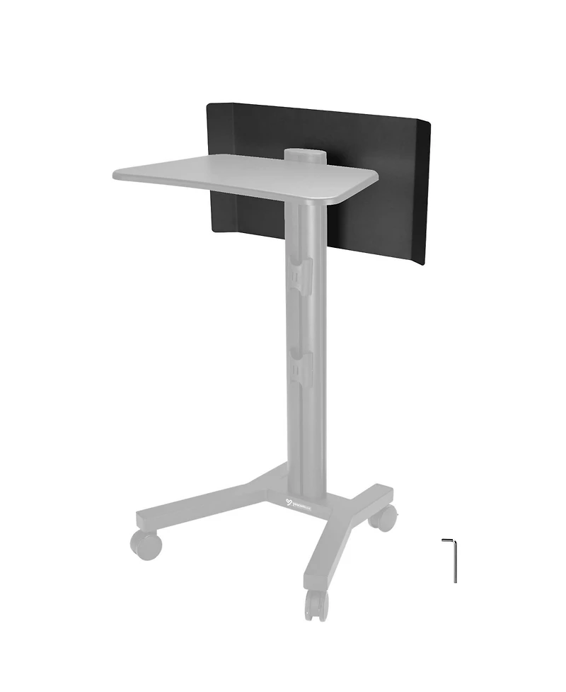 InstaHibit 25"x14" Front Panel for Mobile Lectern Podium Stand Pc Mobile Cart