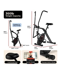 Sunny Health & Fitness Smart Total Body X-Bike