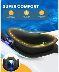 Gnuadz 2 piece Swimming Goggles Anti Fog Uv Protection Adult