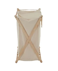 Household Essentials X-Frame Wood Laundry Sorter