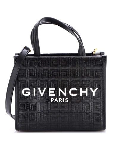Pre-Owned Givenchy Mini G-Tote 4G Embossed Coated Canvas