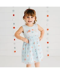 Sweet Wink Toddler Girls Patriotic Trellis Tank Tutu Dress