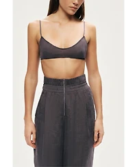 Nocturne Women's Relaxed Wide-Leg Pants