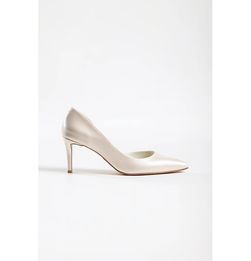 Forever & Always Shoes Women's Nikos Bridal Pointed Toe Pump