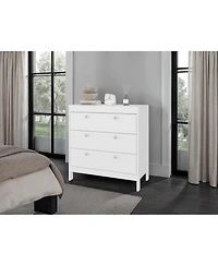 Fm Furniture Reti 3-Drawer Chest with Functional Storage and Modern Design