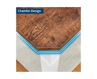 gaomon Industrial 6-8 Person Dining Table with Metal Legs