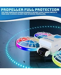 Contixo F27 Halo Mini Foldable Drone with Screen Remote, Led Lights, 720P Camera