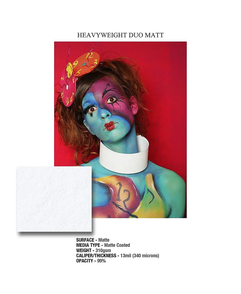 Ilford Galerie Prestige Heavyweight Duo Matt Photo InkJet Paper, 50 Sheets