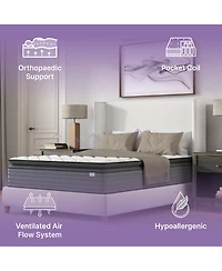 Clihome Isabella 14 Inch Hybrid Pillow Top Mattress