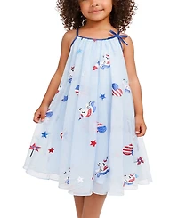 Pink & Violet Girls' 2T-6X Mesh Fluffy Dress