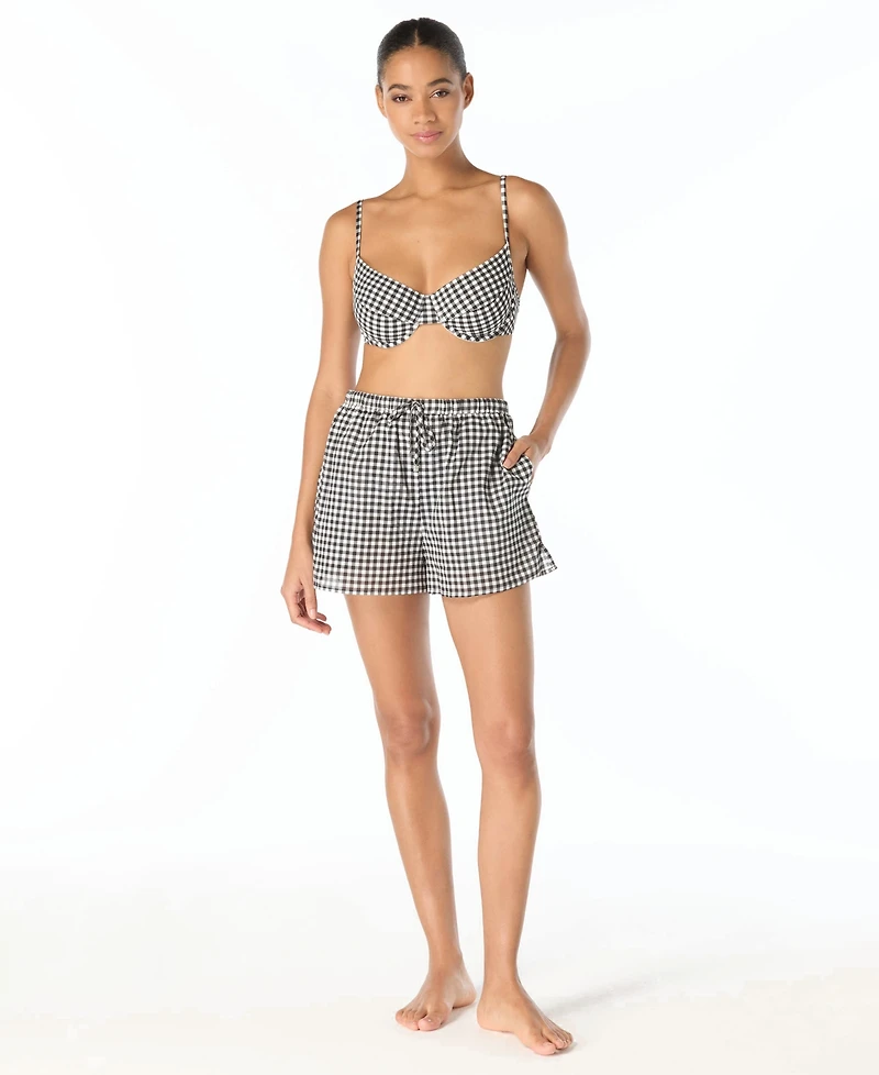 Michael Kors Women's V-Neck Underwire Bikini Top