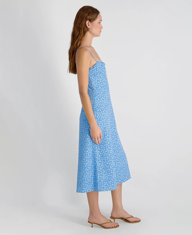 French Connection Women's Sleeveless Side Slit Midi Dress