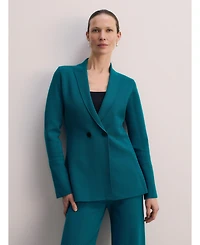 The Fold Women's Somerton Sculpt Knit Blazer