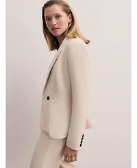 The Fold Women's Caselle Doppio Crepe Blazer