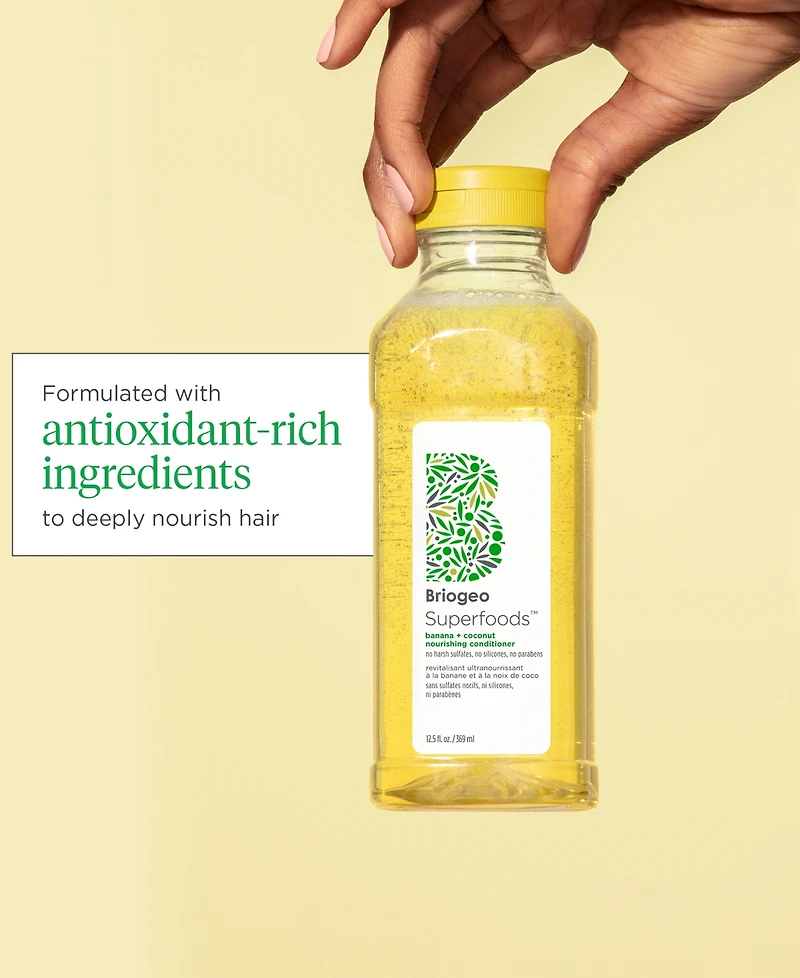 Briogeo Be Gentle Be Kind Banana + Coconut Shampoo, 12.5 oz.