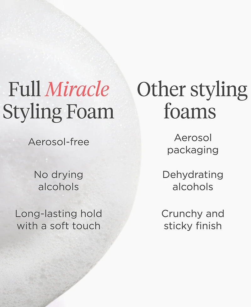 Briogeo Style + Treat Yuzu + Plum Oil Full Miracle Styling Foam, 5 oz.
