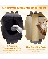 Cozito Cat Tower 40 in Multi-Level with Condo and Climbing Ladder