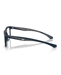 Emporio Armani Square Men's Eyeglasses, EA3246