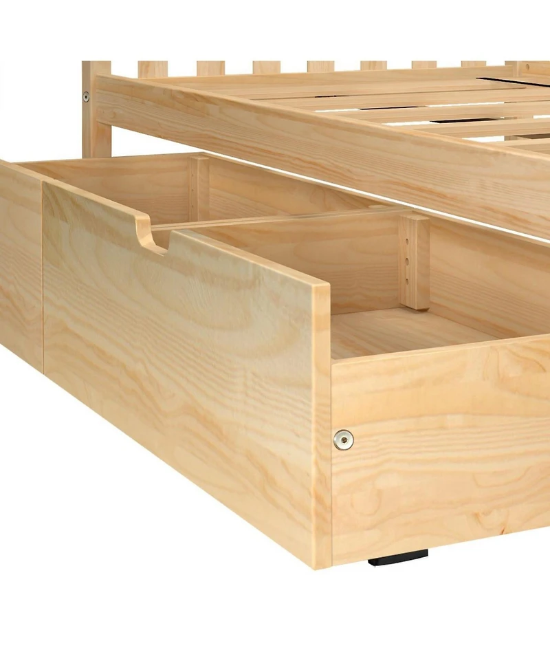 Max and Lily Full over Bunk Bed with Storage Drawers