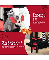 Cozito Cat Tree Gothic Style with Cat Bed Condo and Sisal Posts