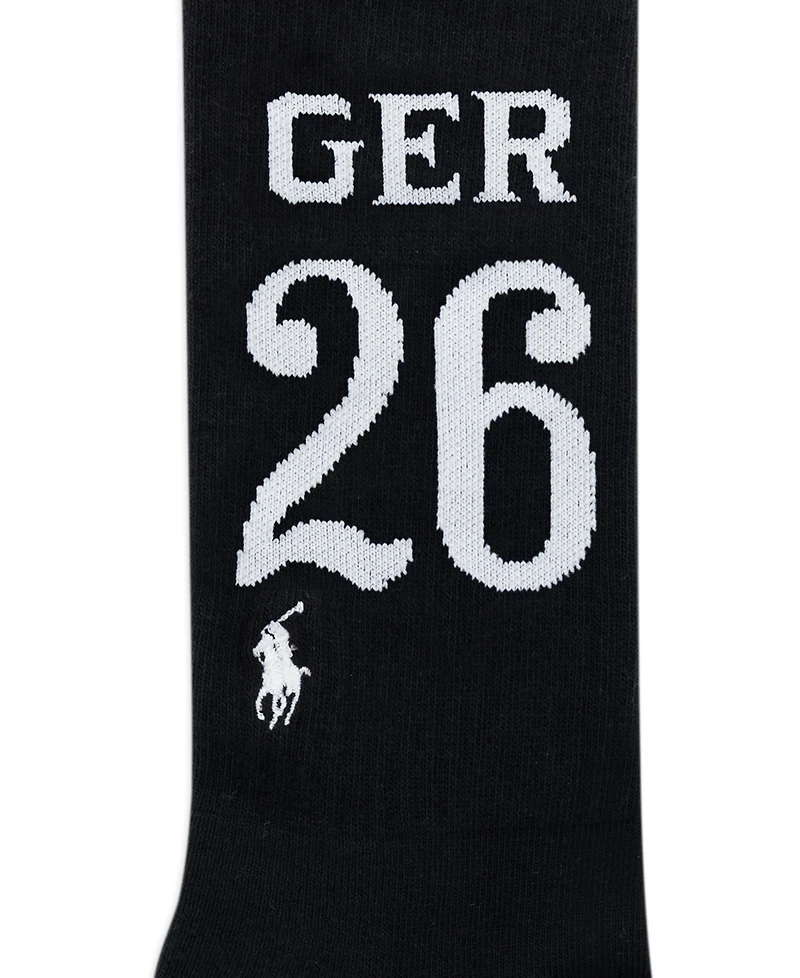 Polo Ralph Lauren Men's Embroidered Country Uae Crew Socks