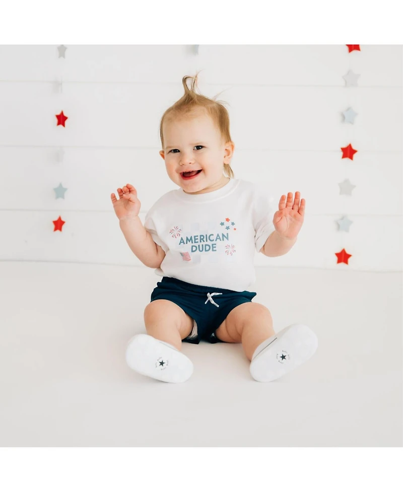 Sweet Wink Baby Boys American Dude Short Sleeve Romper