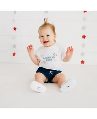 Sweet Wink Baby Boys American Dude Short Sleeve Romper