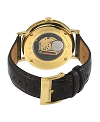 GV2 by Gevril Men's Maestro Swiss Quartz Italian Leather Strap Watch