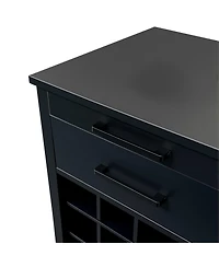 Flynama Bar Cabinet with 6 Cabinets 24 Wine Rack