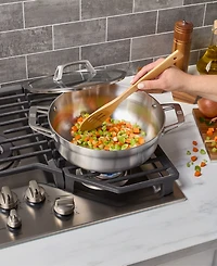 Zwilling Motion Stainless Steel 10.55" Chef's Pan with Lid