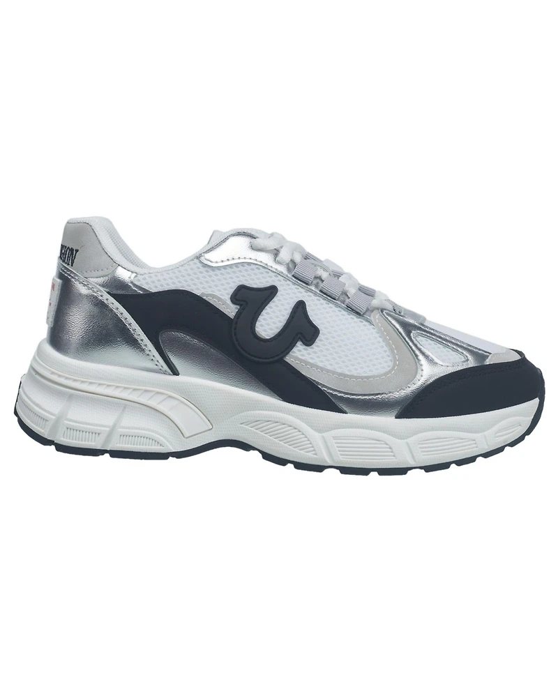 True Religion Womens Dreezy Chunky Logo Sneaker