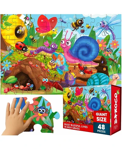 Quokka 2x3 Ft Giant Floor Puzzles for Kids Ages 4-6