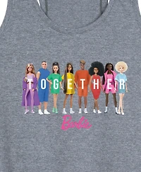 Hybrid Apparel Plus Barbie Together Pride Racerback Graphic Tank Top