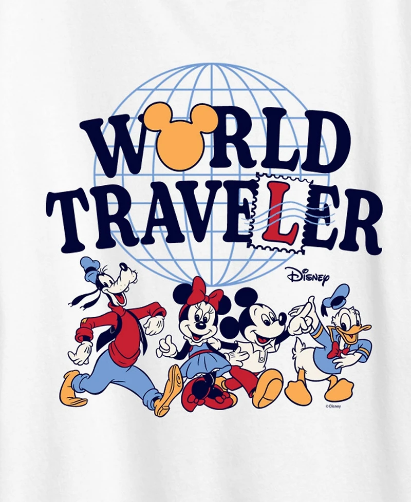 Hybrid Apparel Plus Disney World Traveler Short-Sleeve Graphic T-Shirt