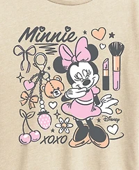 Hybrid Apparel Plus Disney Minnie Girly Grid Short-Sleeve Graphic T-Shirt