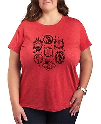Hybrid Apparel Plus Disney Villains Frames Short-Sleeve Graphic T-Shirt