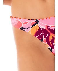 Maaji Women's Coral Leafy Sublimity Bikini Bottom
