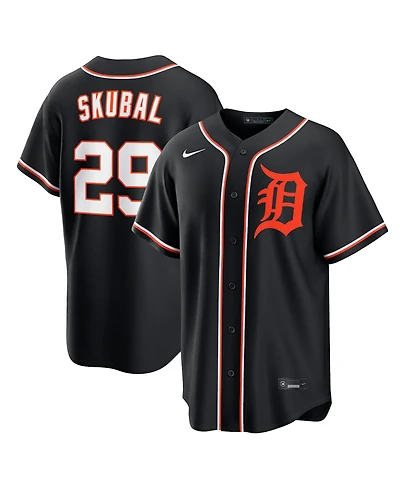 Nike Men's Tarik Skubal Black Detroit Tigers 2026 Replica Fashion Jersey
