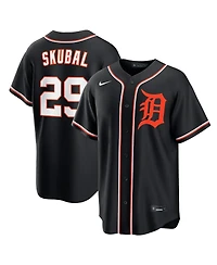Nike Men's Tarik Skubal Black Detroit Tigers 2026 Replica Fashion Jersey
