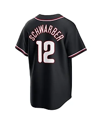 Nike Men's Kyle Schwarber Black Philadelphia Phillies 2026 Replica Fashion Jersey