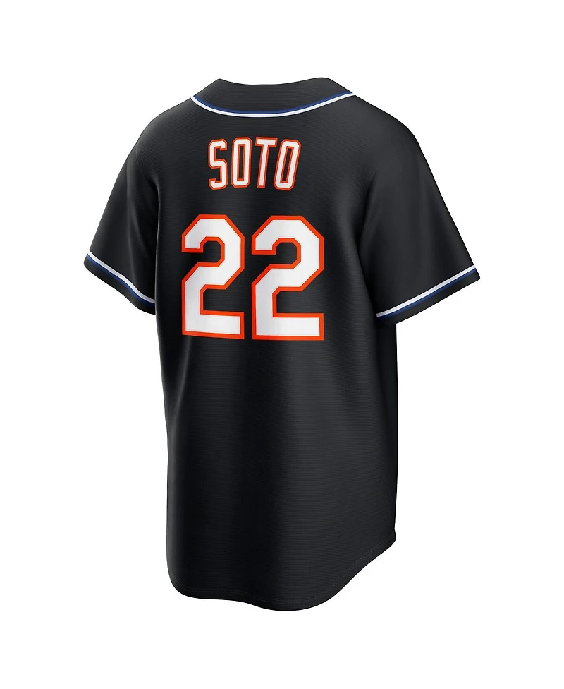 Nike Men's Juan Soto Black New York Mets 2026 Replica Fashion Jersey