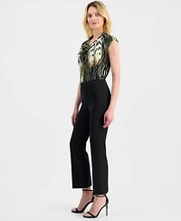 Anne Klein Women's Pull On Kick-Flare Pants