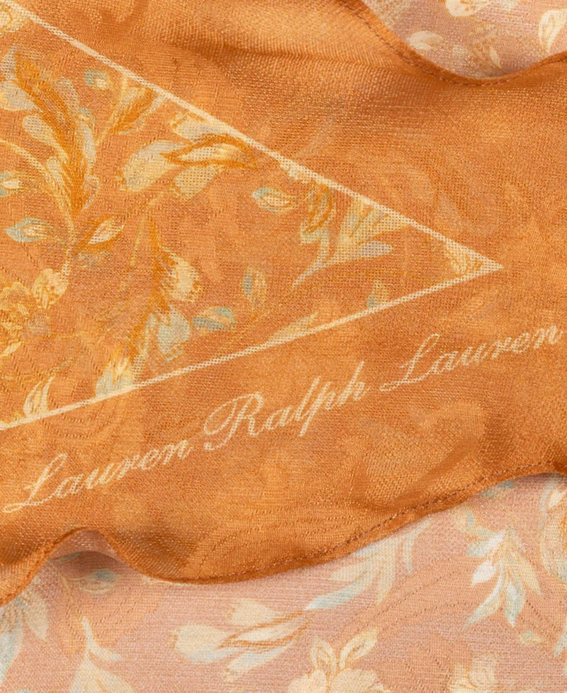 Lauren Ralph Lauren Floral Large Diamond Scarf