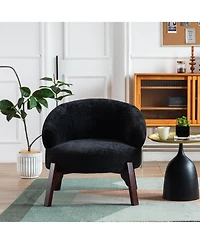 Dyhome 25.98'' Upholstered Fabric Accent Chairs Armchair