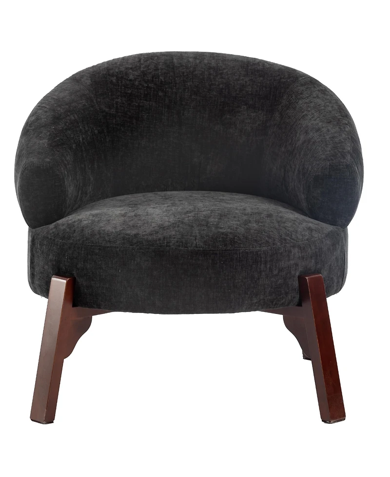 Dyhome 25.98'' Upholstered Fabric Accent Chairs Armchair (Set of 2)