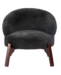 Dyhome 25.98'' Upholstered Fabric Accent Chairs Armchair (Set of 2)