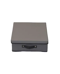 Household Essentials Platter Storage Chest, Gray
