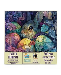 SunsOut Easter Hideaway 500 piece Jigsaw Puzzle for Adults Easter